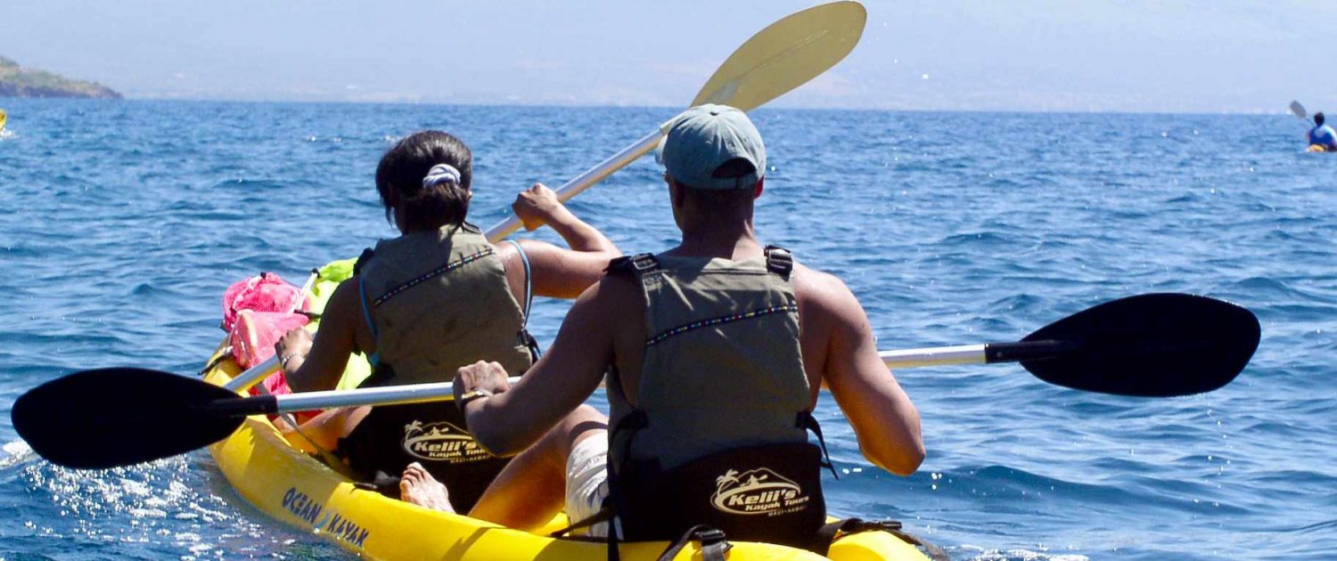 hike maui kayak snorkel waterfall hike combo kayaking along south mauis rugged coastline