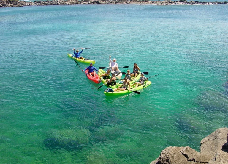 hike maui kayak snorkel waterfall hike combo kayaking with friend