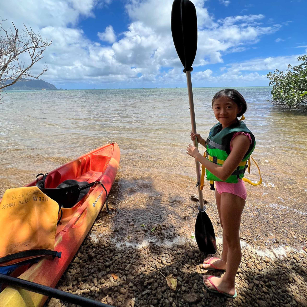 Holokaiadventures Kaneohe Bay Kayak Rentals Kid Slide