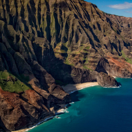 Kauai Napali Coast Aerial View From Helicopter Tour Product