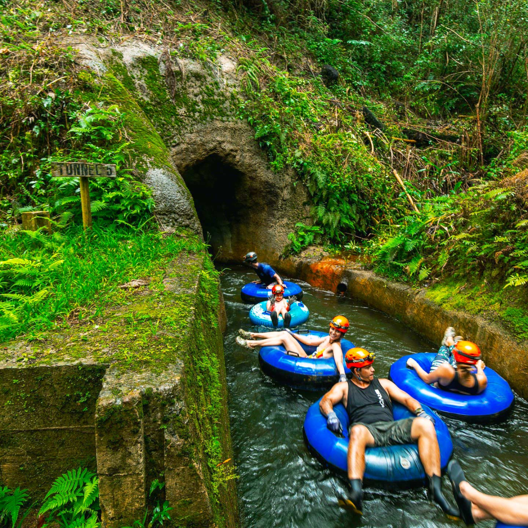 Kauaibackcountry Floating Down A River To Get Your Adrenaline Pumping Kauai Mountain Float Tubing Kauai Back Country 