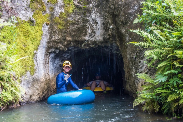 Kauaibackcountry Mountain Tubing On Kauai Going Cave 
