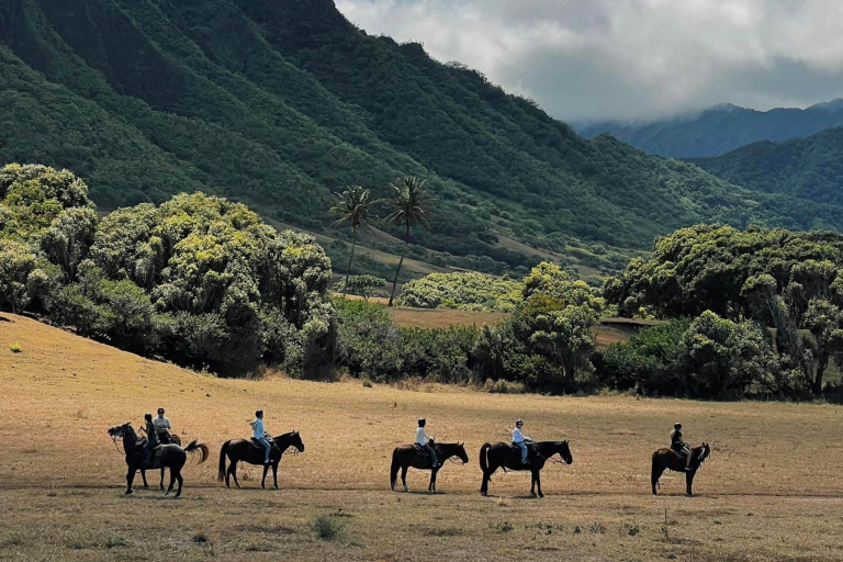 Kualoa Horseback Ride Jurassic Valley Jurassic Ride Group