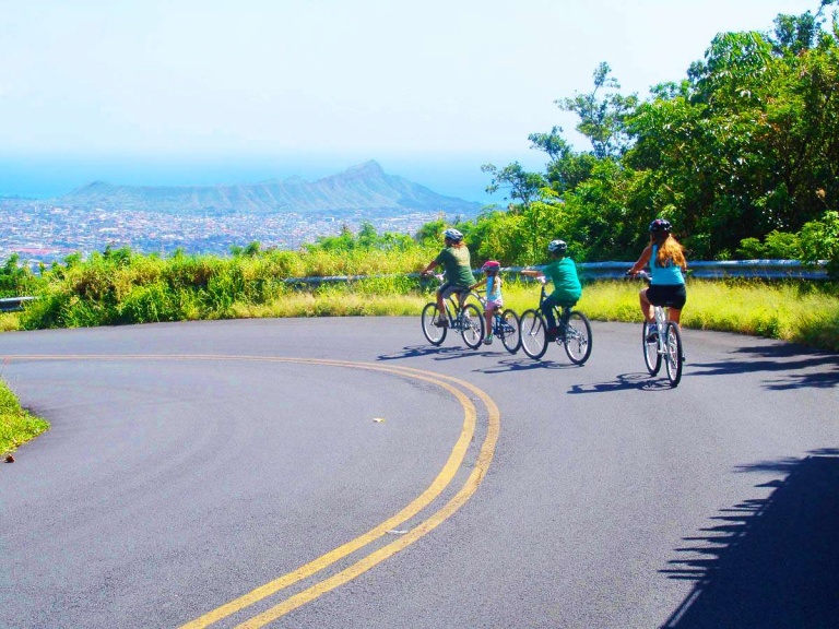 oahu downhill biking adventure bike family