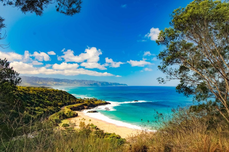 Oahu Pearl Harbor Fly Drive From Maui Kauai Big Island Feature Waimea Bay North Shore