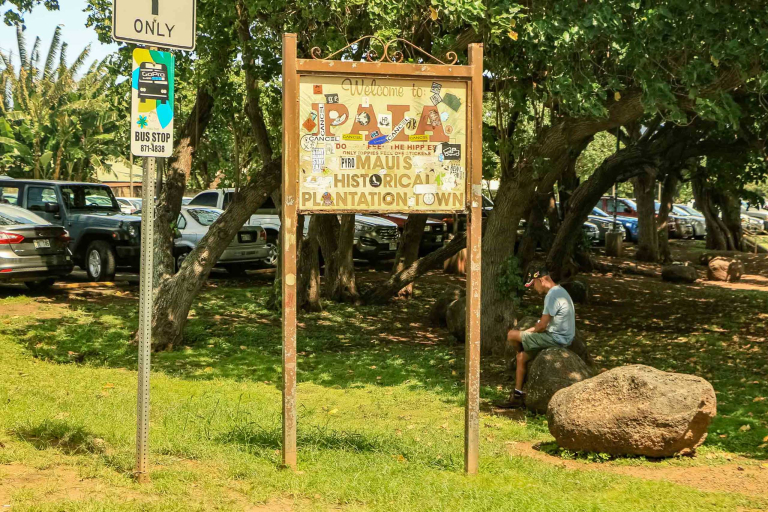 Paia Welcome Sign North Shore Maui Feature