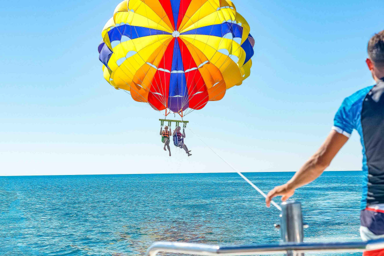 Parasailing Double In Air And Boat  Feature