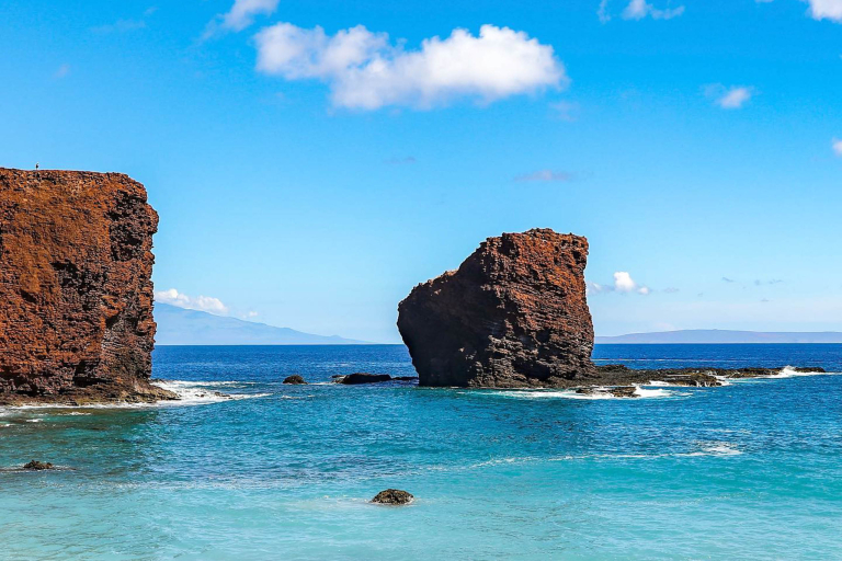 Sailtrilogy Discover Lanai Snorkel Cruise Hulopoe Bay View