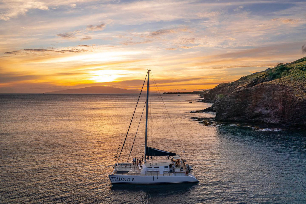 Sailtrilogy Discover Lanai Snorkel Cruise Sunset