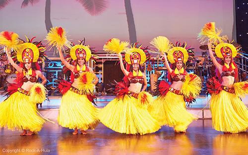 the rock a hula performance luau buffet and show package