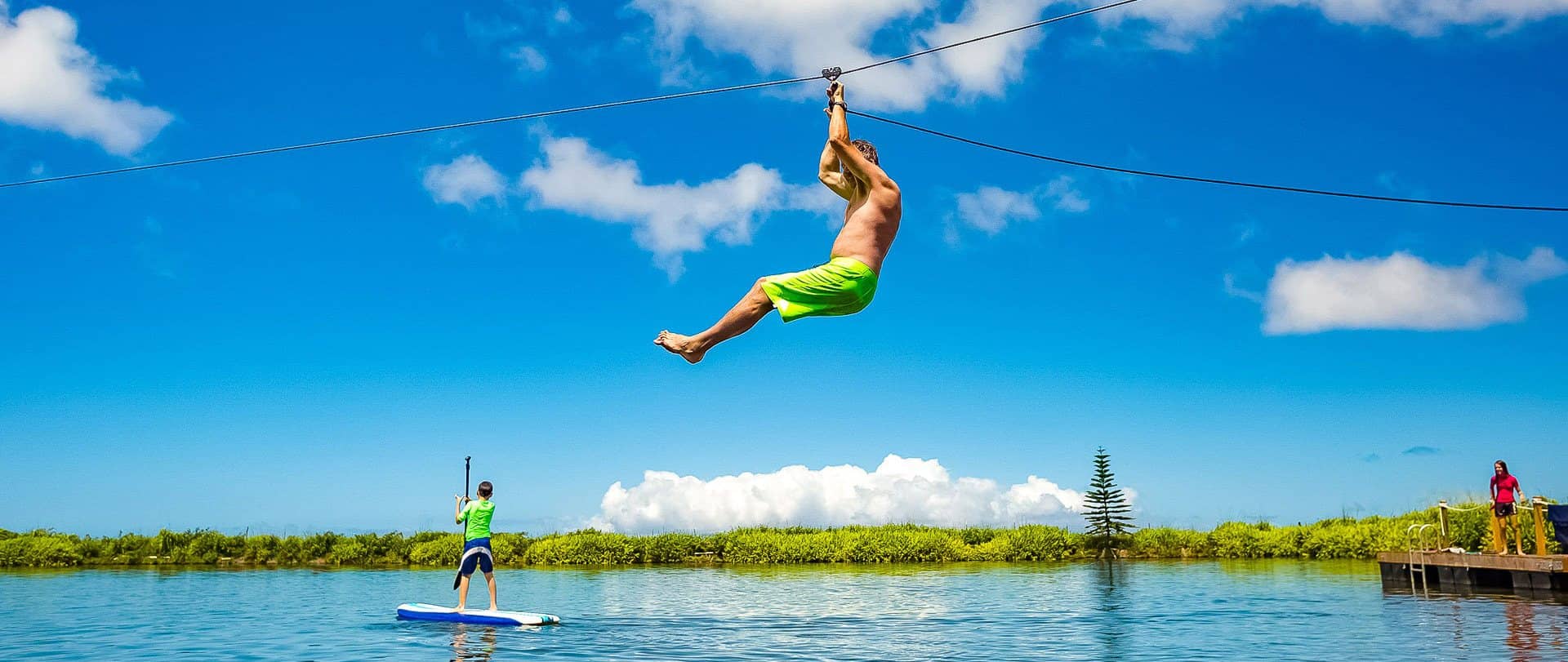 Kaanapali Zipline Pond and SUP