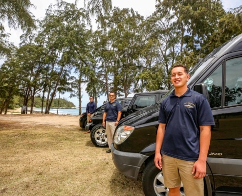 Pearl Harbor Tours Vehicles and Guides 