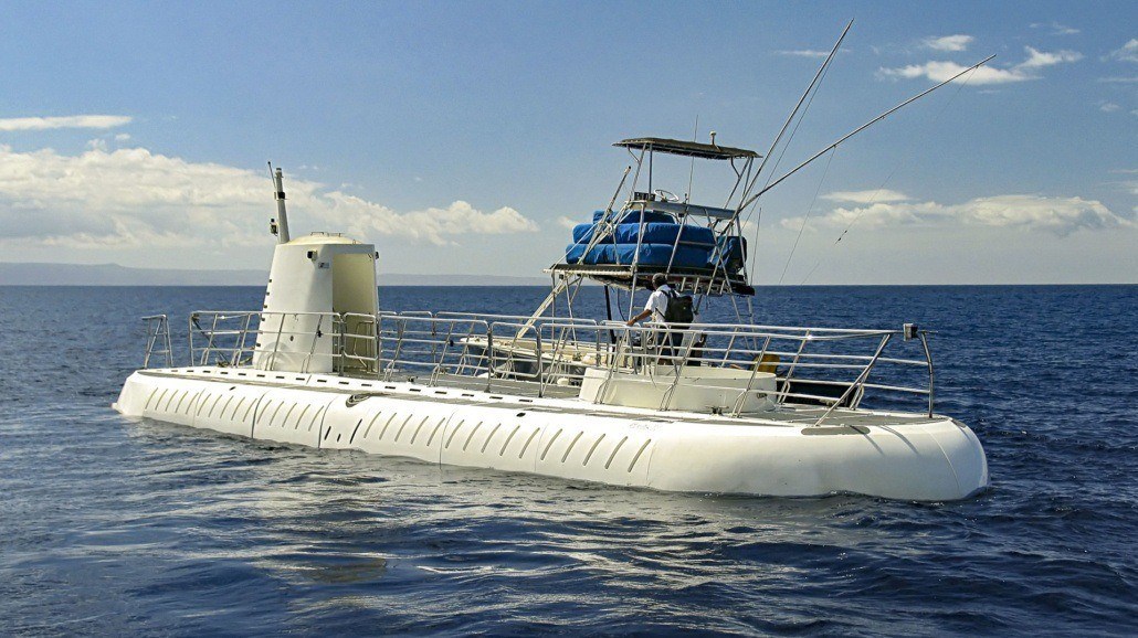 Atlantis Submarine Ocean Surface shutterstock