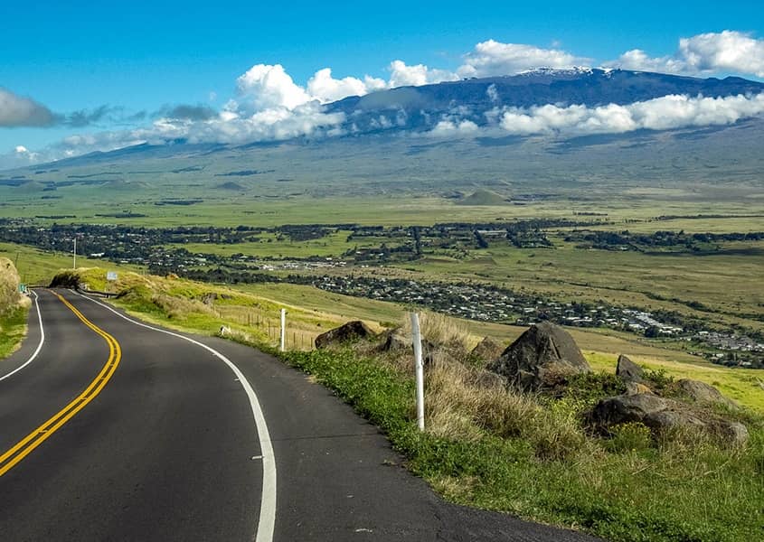 Kohala Coast Highway Road Big Island 