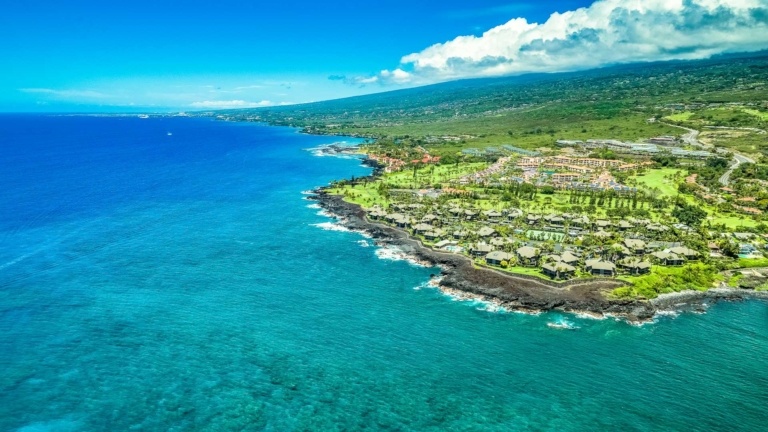 Kona Coast Aerial Resorts Waikoloa Big Island shutterstock_1081648670 Kona Coast Aerial Resorts Waikoloa Big Island