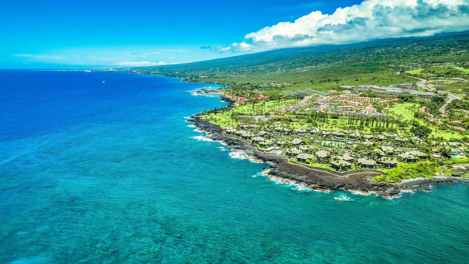 Kona Coast Aerial Resorts Waikoloa Big Island