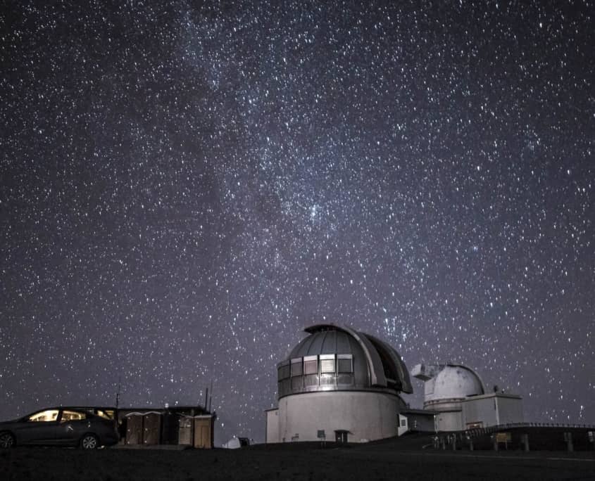 Mauna Kea Telescope and Stars shutterstock