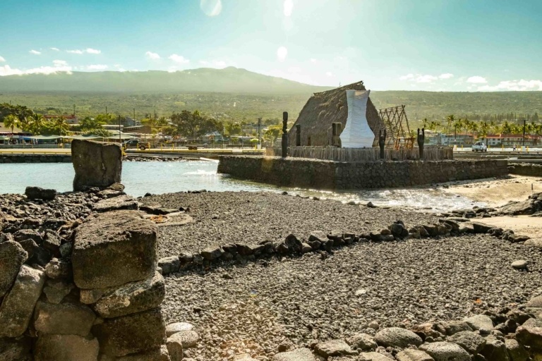 Ahuena Heiau Kona Kailua Pier and Town Big Island