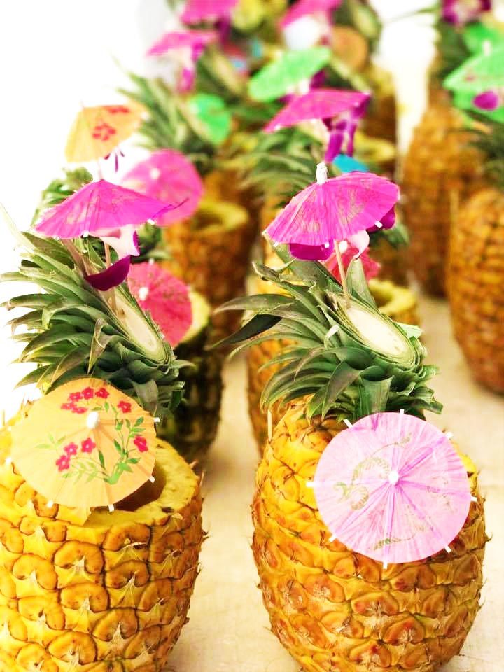 pineapple cocktails ka moana luau