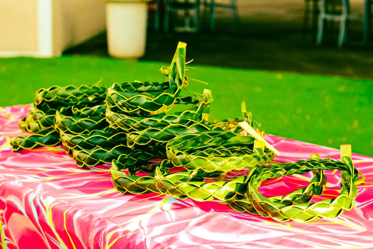 The Ka Moana Luau Interactive Cultural Activities Lei Making 