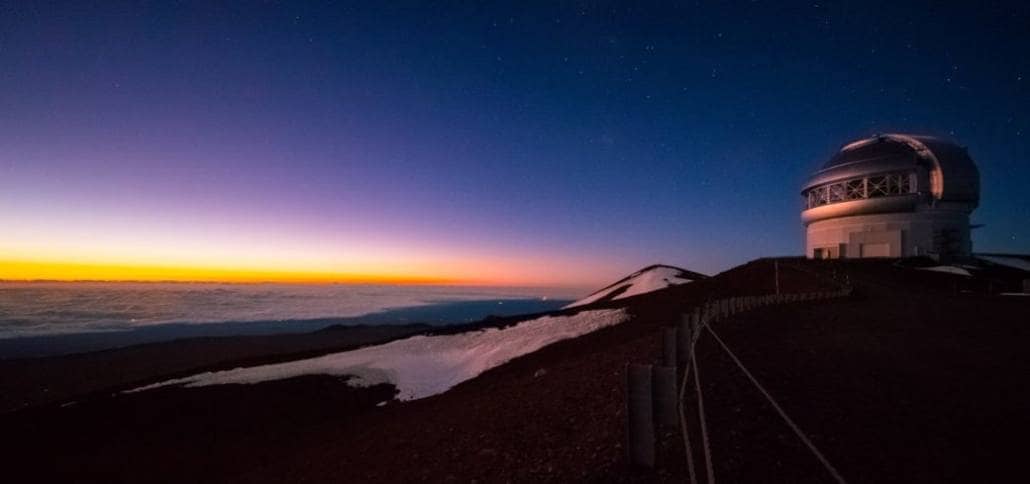 Hawaii Forest and trail Mauna Kea Sunrise