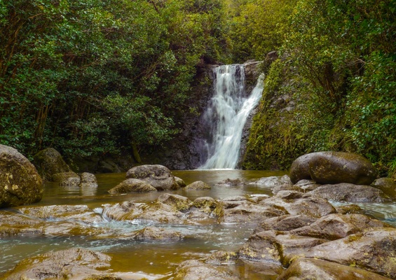 Hikemaui Short Waterfalls Walk Slider Nice Waterfall