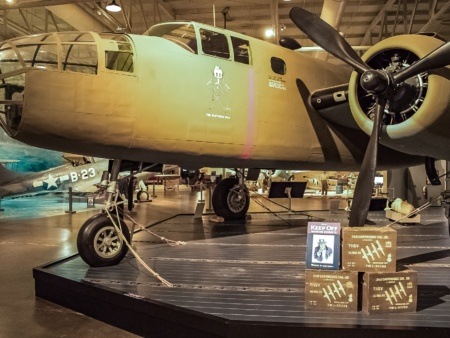 PearlHarborAviationMuseumB Bomberexhibit