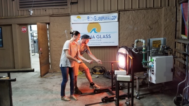 20180119_185109 Moana Glass Blowing Lessons