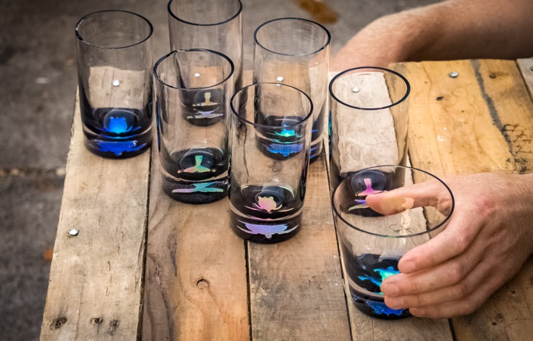 Moana Glass Gallery glasses set 2 Moana Glass Gallery glasses set