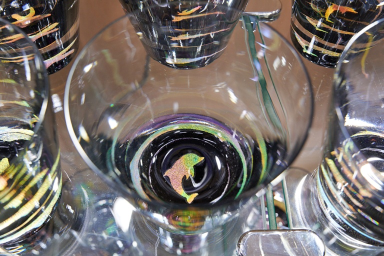Paradise-Cups-Whale Handmade Glass With Whale