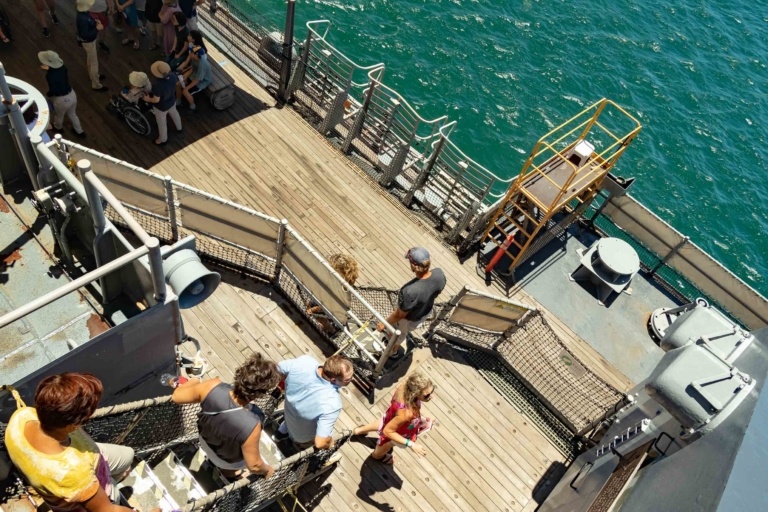 USS Missouri Deck Stairs Guests Pearl Harbor Oahu
