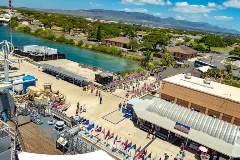 USS Missouri Entrance View from Bridge Pearl Harbor Oahu