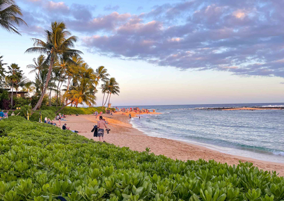 Aulii Luau At Poipu Beach Shore View Slider