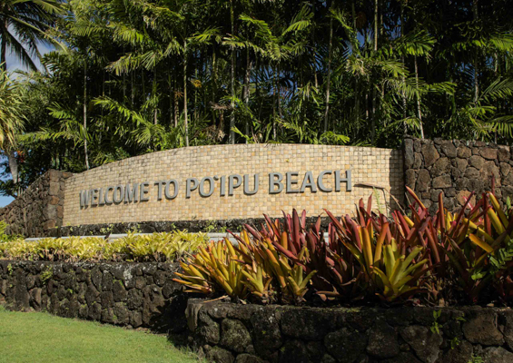 Aulii Luau At Poipu Beach Welcome Slider