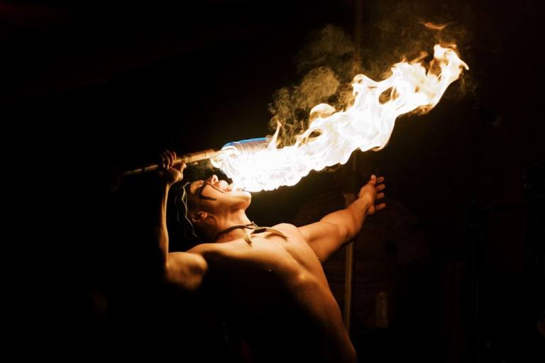 Auliiluau Aulii Luau At Poipu Beach Fire Dancer Moment
