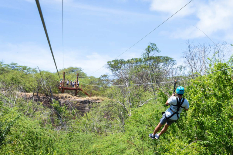 Coralcrater West Oahu Zipline Dual Racing Zipline Capture