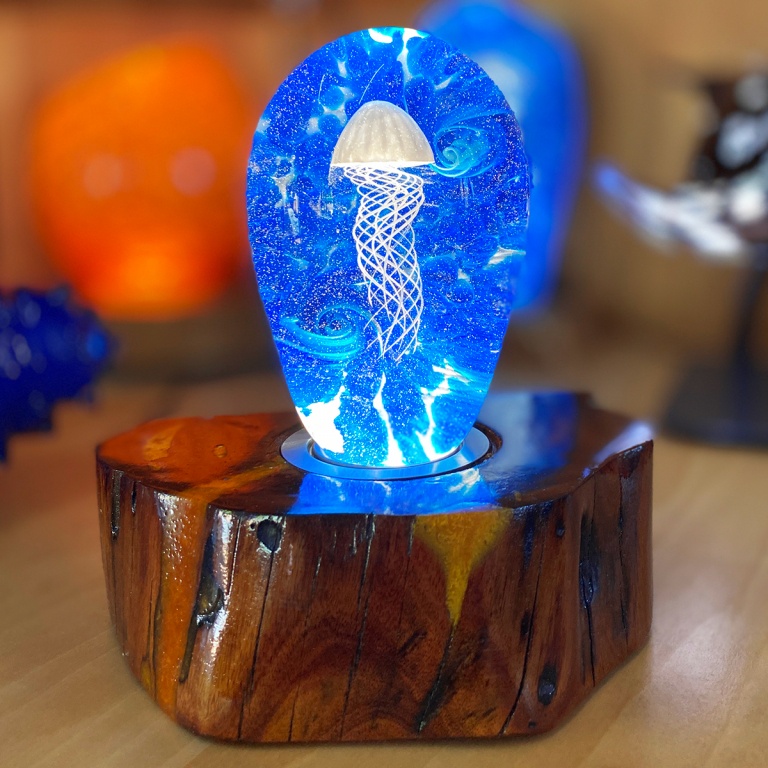 jellyfish-dim-5.5-in-tall-by-3.5-in-wide-moana-glass Jellyfish Dim