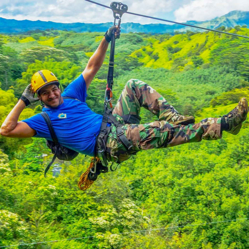 Kauai Lihue Zipline Glide Over Lush Tropical Forests Kauai Backcountry Adventures