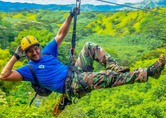Kauai Lihue Zipline Glide Over Lush Tropical Forests Kauai Backcountry Adventures Slider
