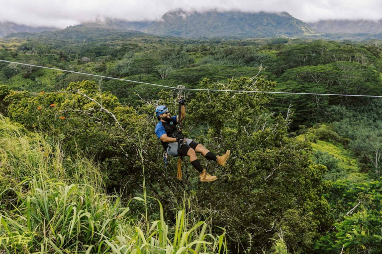 Kauaibackcountry Kauai Lihue Ziplinea Beautiful Moment