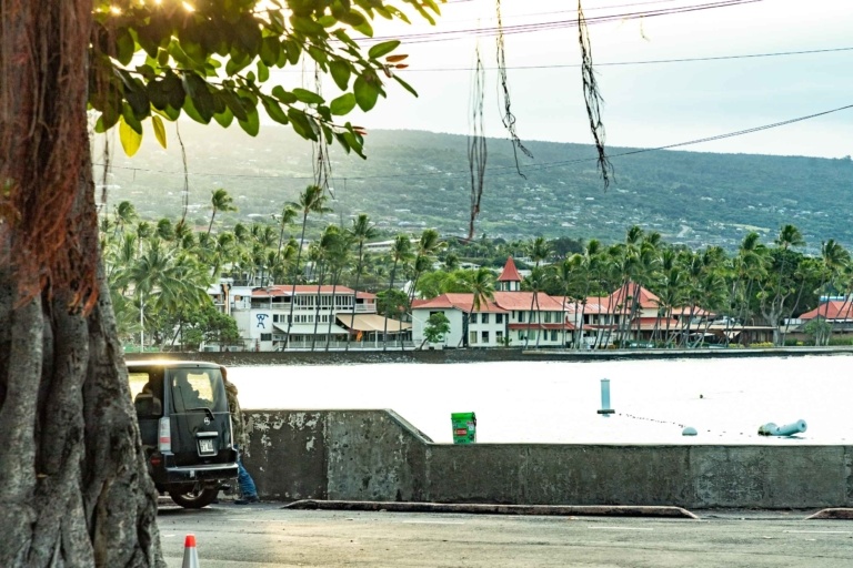 Kona Town View from Near Kamehameha Hotel Big Island