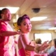 Star Of Honolulu Boat Hula Dancers in Dining Room Oahu