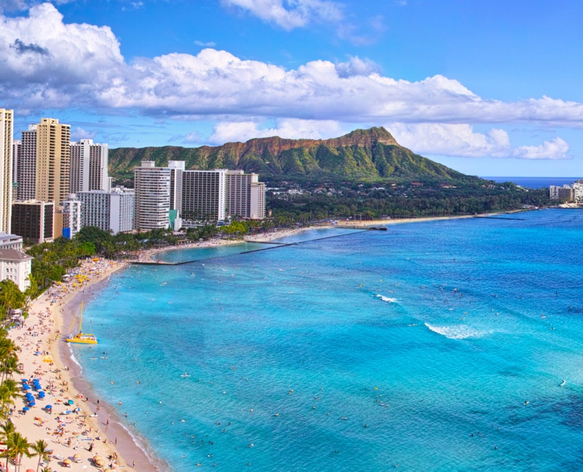 View of Waikiki Beach