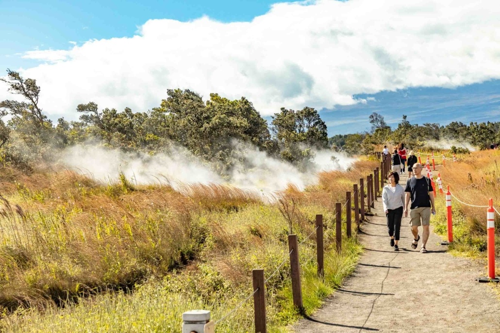 Volcano National Park Kilauea Steam Vents Trail Big Island
