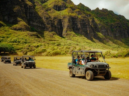 explore the depths of kualoa ranchs iconic kaaawa jurassic valley kualoa ranch atv tour