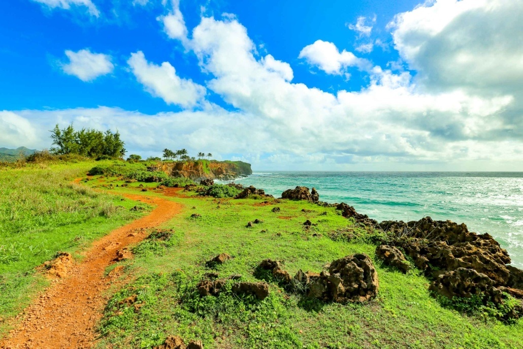 Hiking Trail South Coast of Kauai