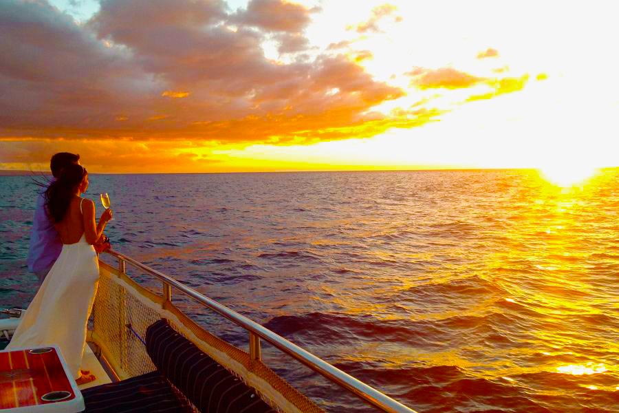 captains sunset dinner sail trilogy
