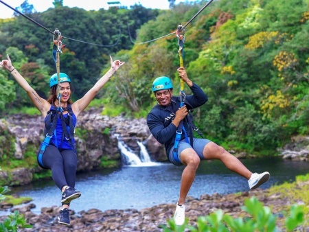 full nine line zipline tour umauma experience