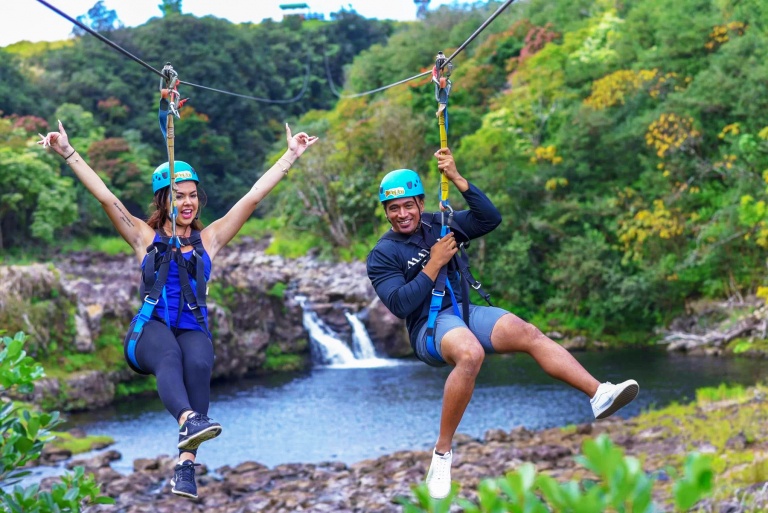 full nine line zipline tour umauma experience
