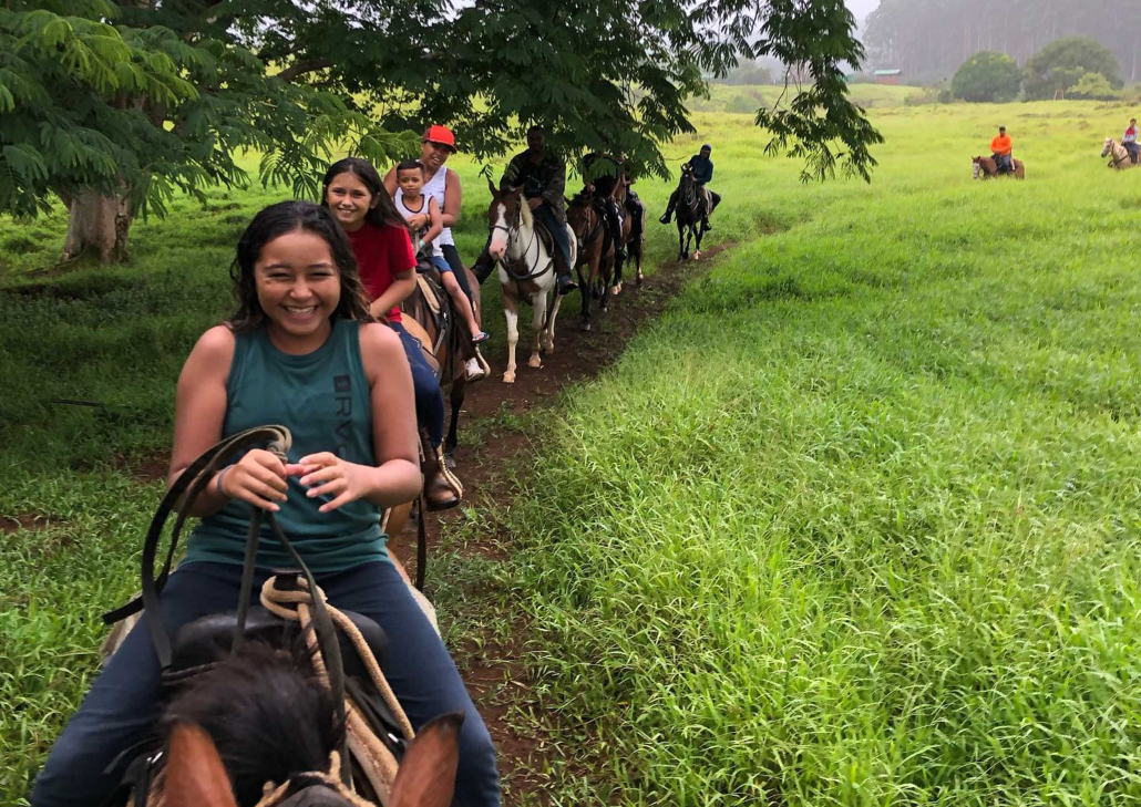 Waileahorsebackadventure Hilo Horseback Riding Tours Slide Group